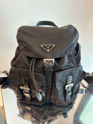 ZAINETTO PRADA NYLON NERO