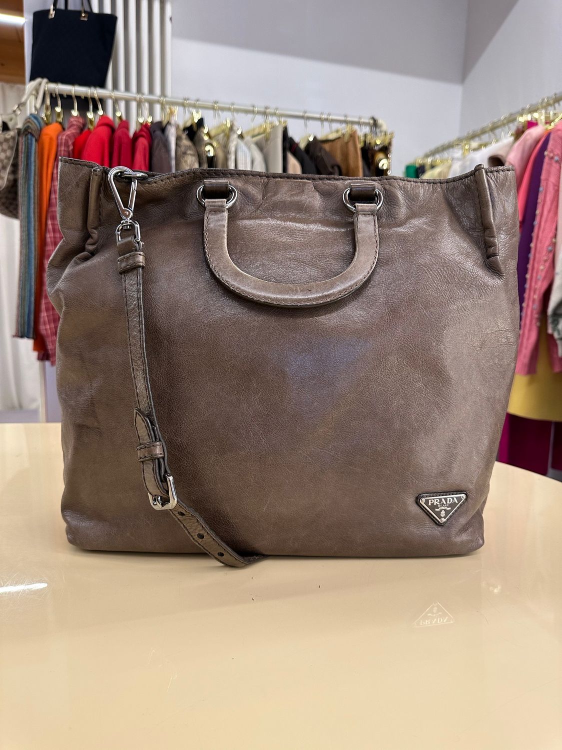 SHOPPER PRADA PELLE 
