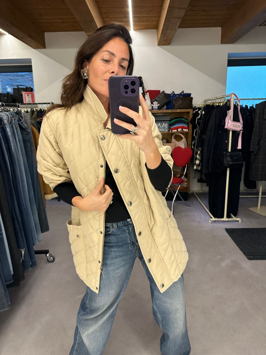 TRAPUNTINO BURBERRY BEIGE TOCCO VELLUTATO 