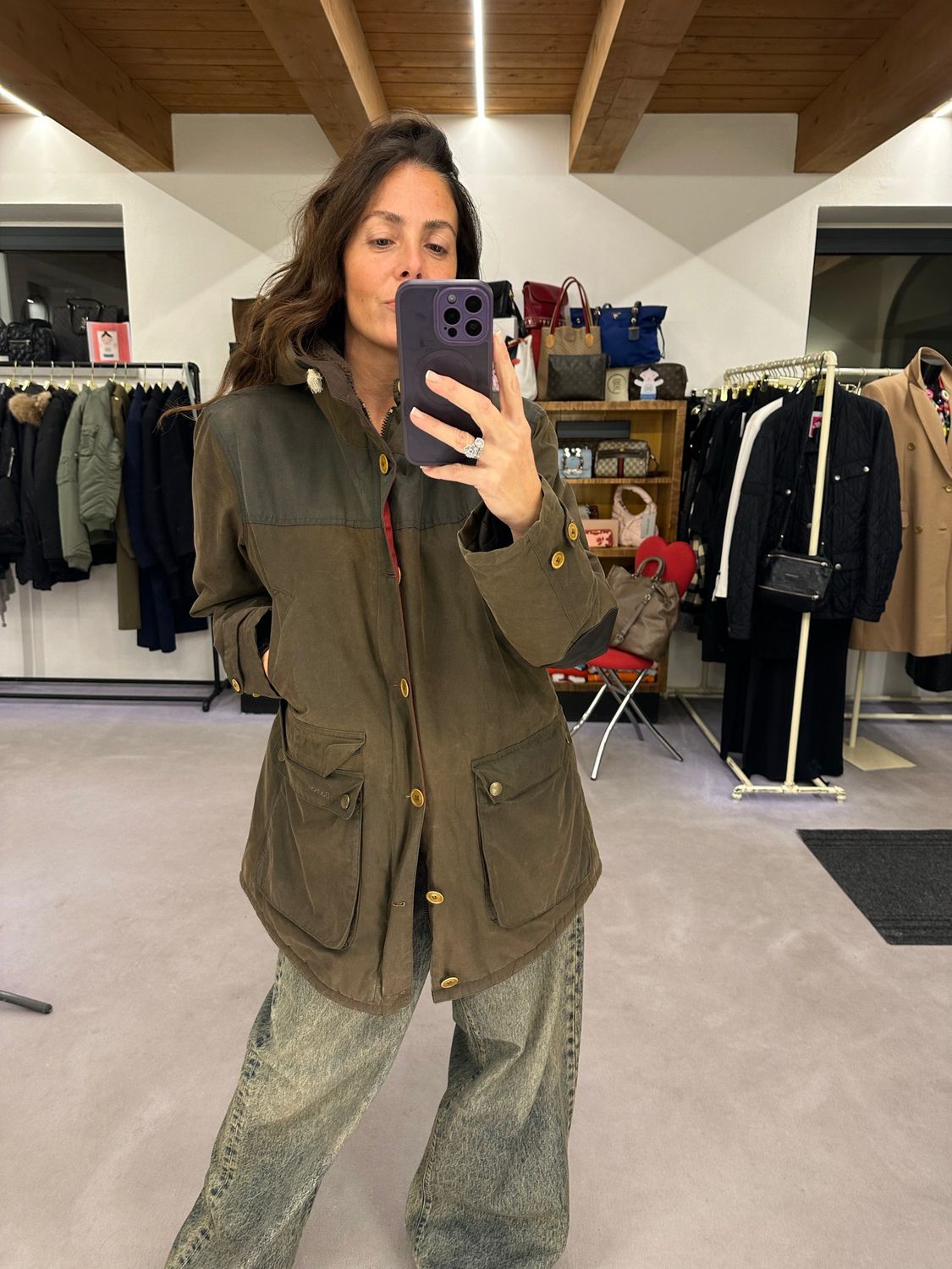 PARKA BARBOUR CLASSIC VERDE