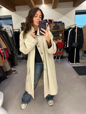 TRENCH VINTAGE LANCETTI UNISEX OVER GREIGE