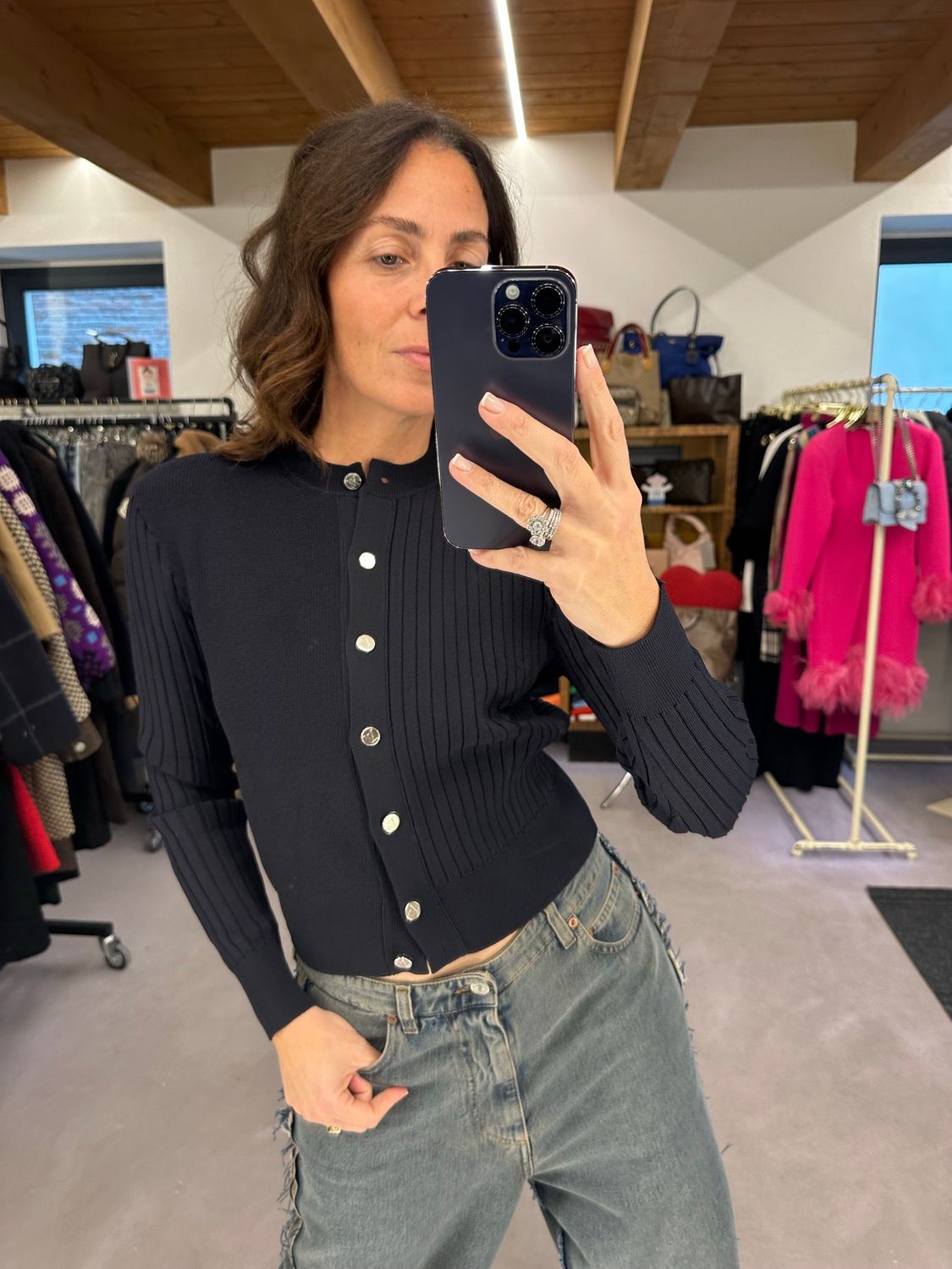 CARDIGAN GIROCOLLO LOUIS VUITTON