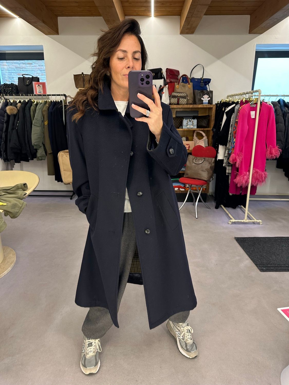 LODEN BLU UNISEX TG 50 INTERNO STACCABILE 