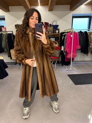 PELLICCIA VINTAGE VERO VISONE