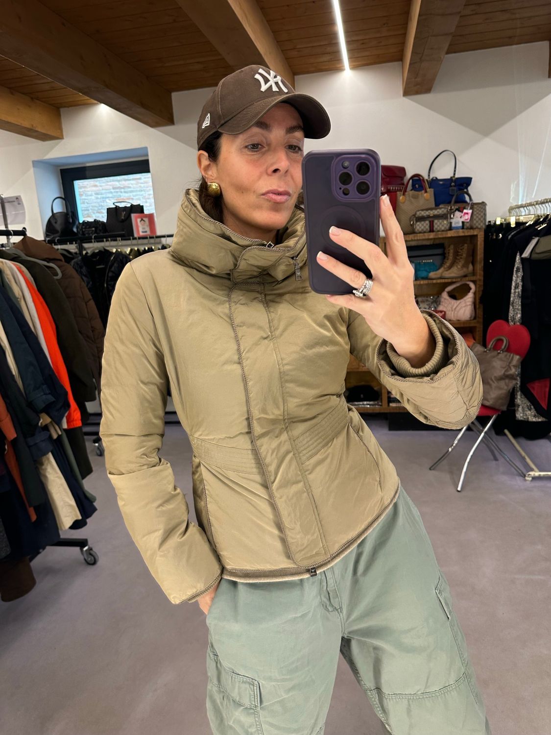 PIUMINO EMPORIO ARMANI SABBIA COLLO ALTO