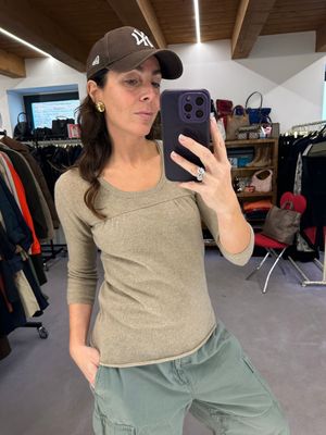 PURO CASHMERE DONNA COLOR TORTORA TG M