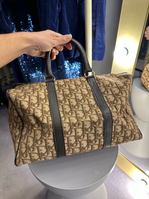 BAULETTO DIOR VINTAGE MONOGRAM MARRONE