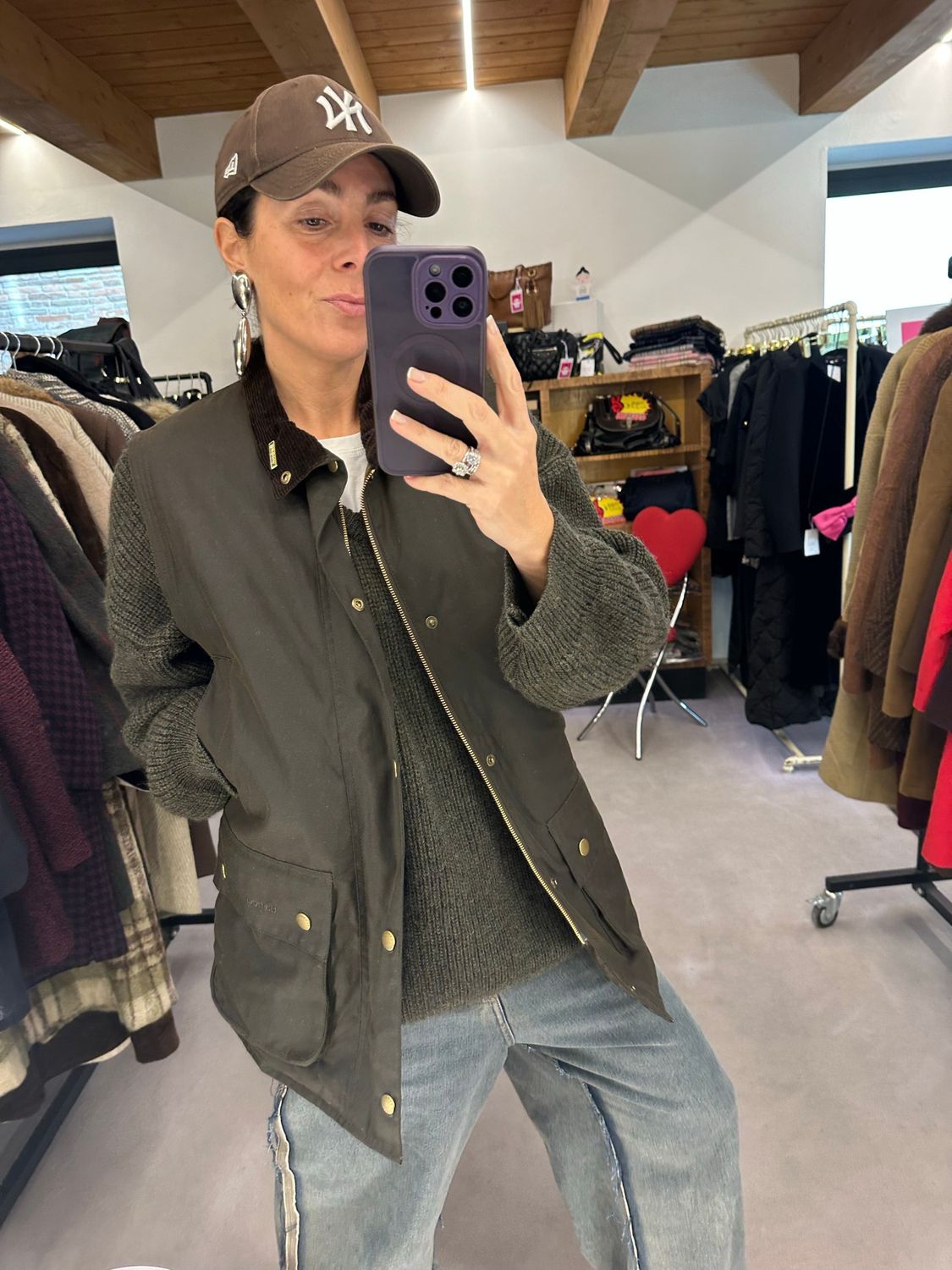 GILET BARBOUR TELA ICONICA VERDE IMBOTTITO NUOVO TG M