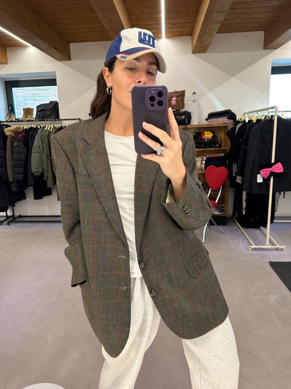 BLAZER DAKS LONDON SPINATO TG 52