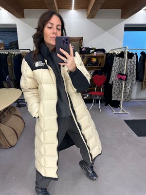 PIUMINO LUNGO THE NORTH FACE BICOLOR