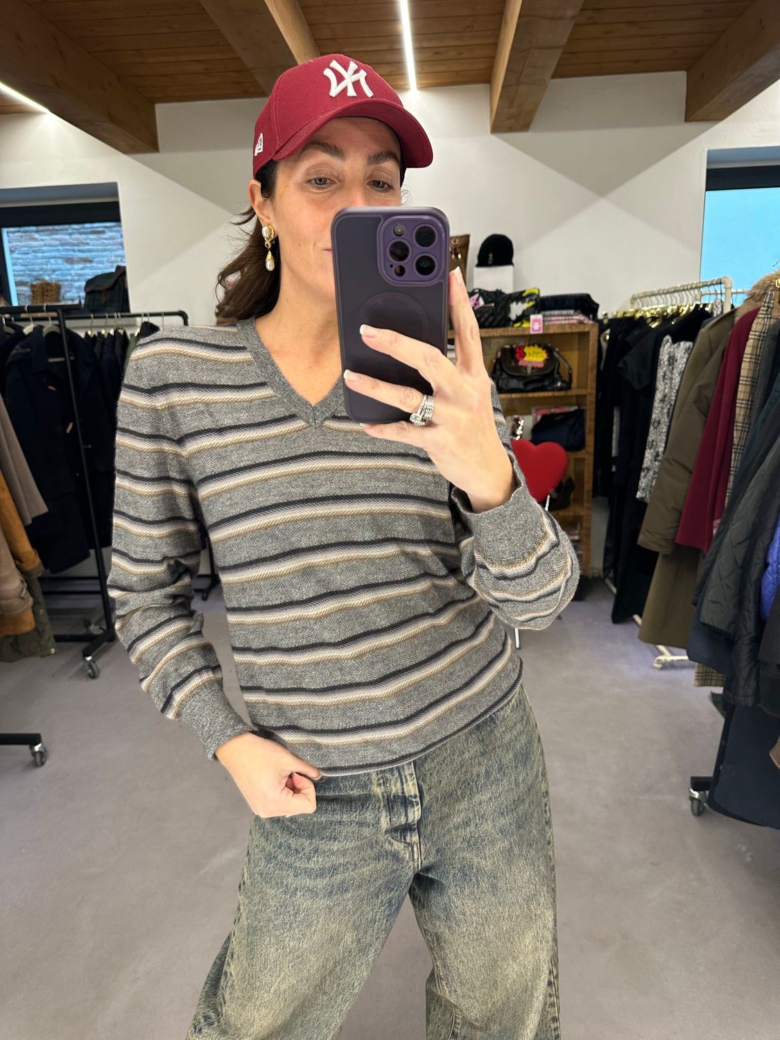 V NECK MISSONI FANTASIA A RIGHE