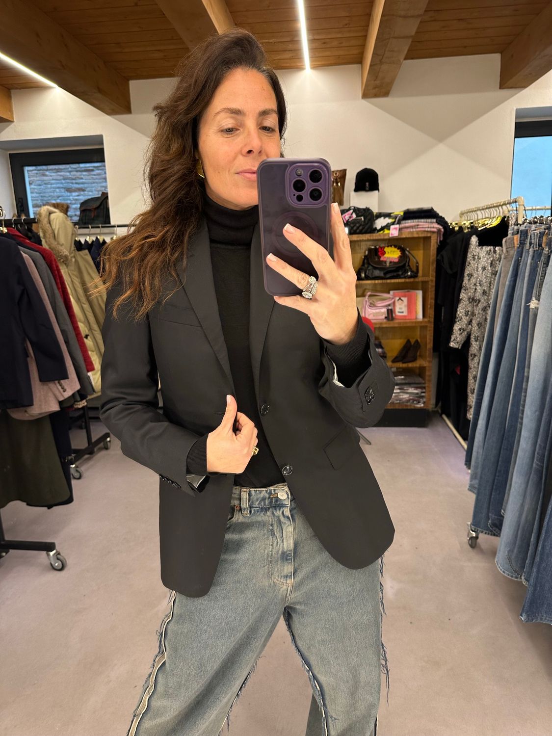 BLAZER PAL ZILERI PLATINUM LABEL FRESCO DI LANA NERO