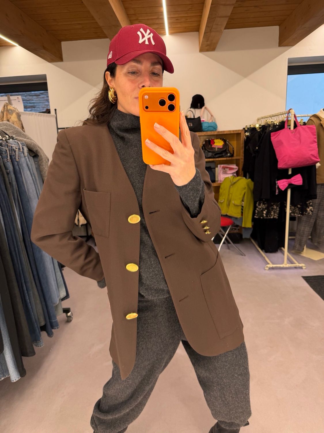 GIACCA DIOR VINTAGE BOTTONI ORO CAMMEO