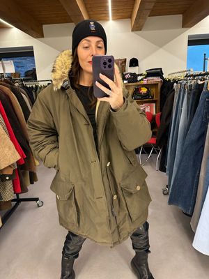 WOOLRICH CLASSICO TG XL MARRONE