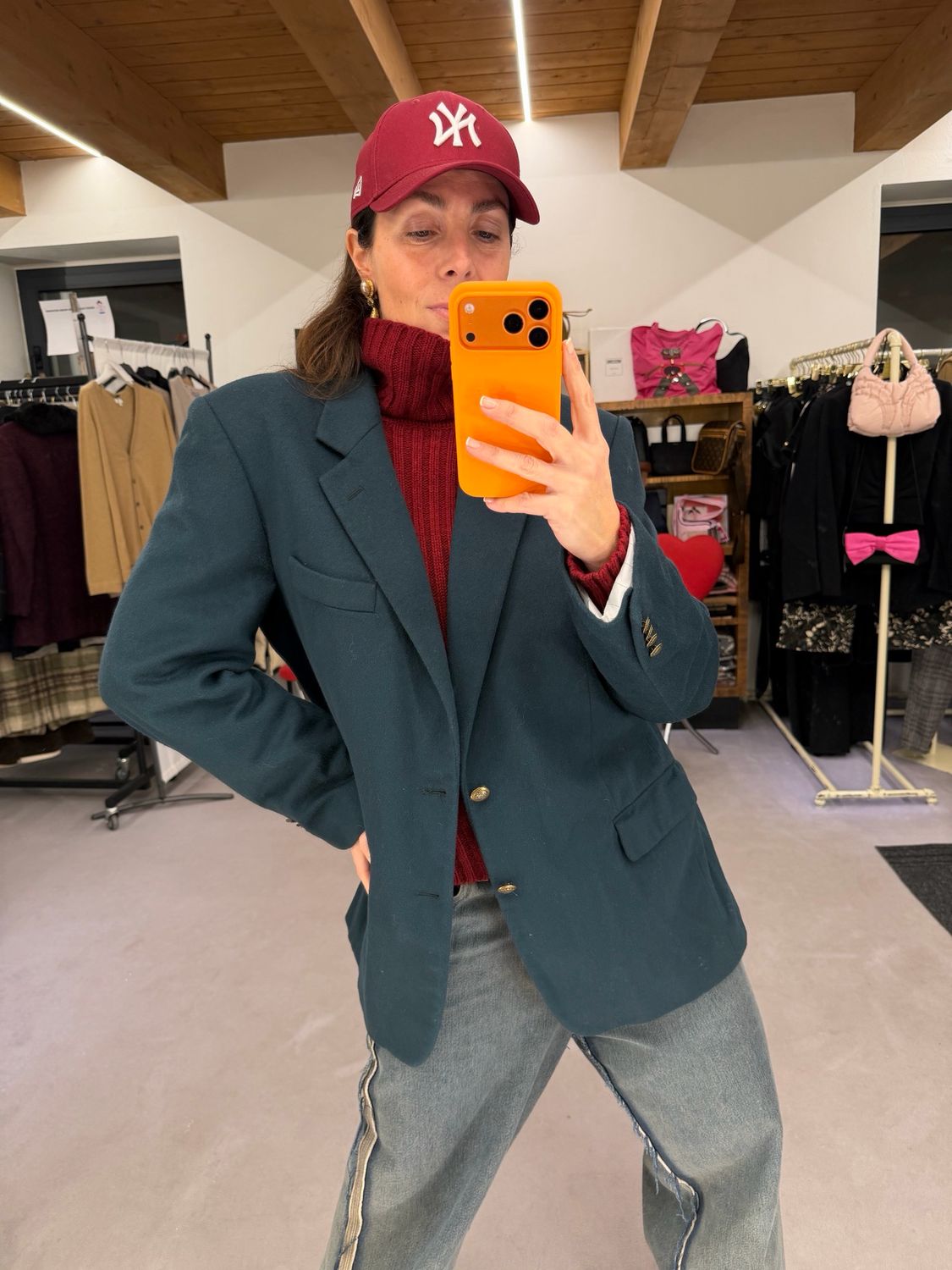 BLAZER PURO CASHMERE VERDE SCURO