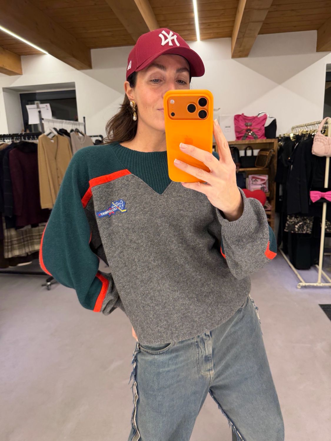 MAGLIONE VINTAGE LES COPAINS PURA LANA VERGINE 