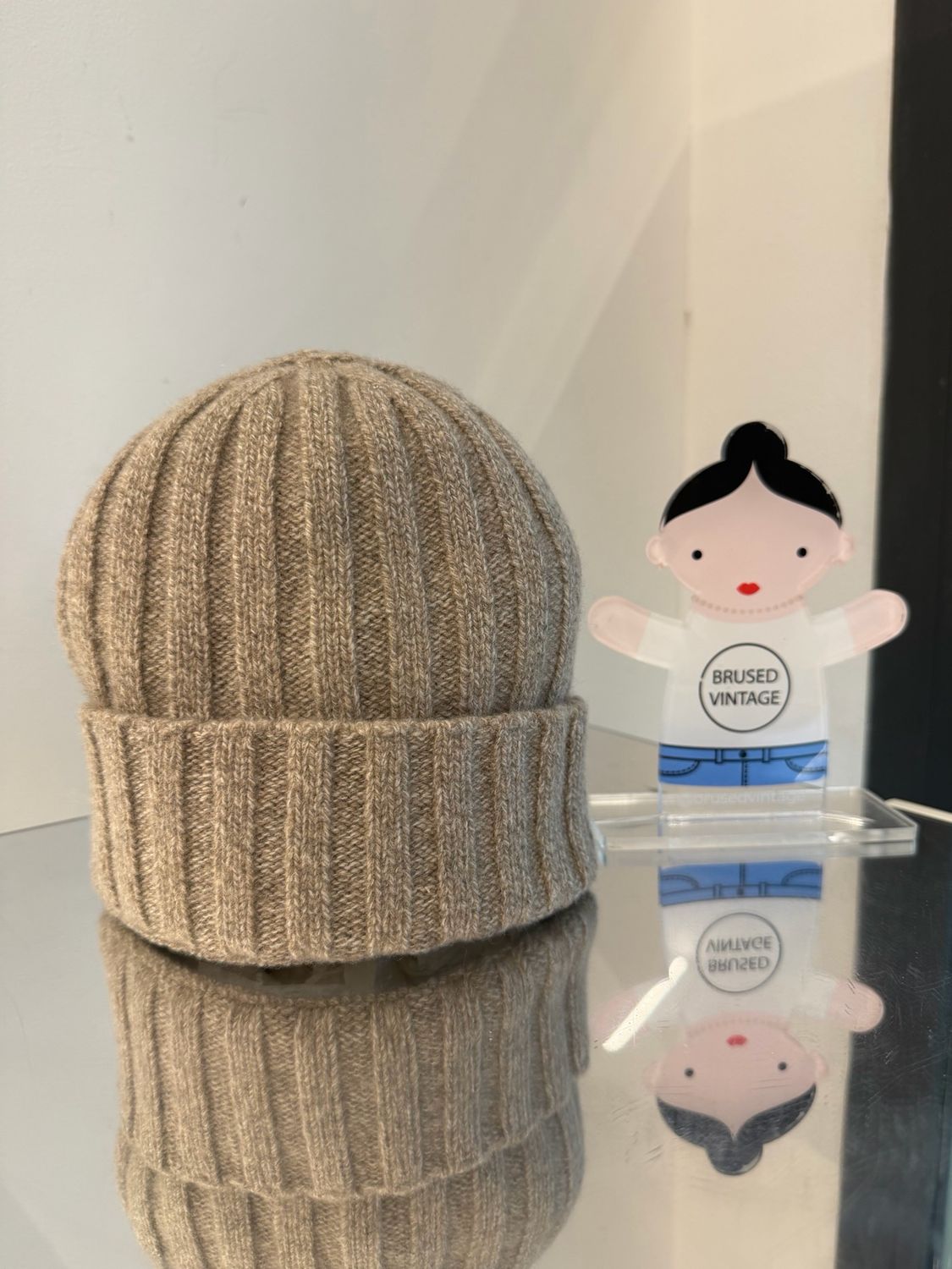 BERRETTA PURO CASHMERE BEIGE MÉLANGE