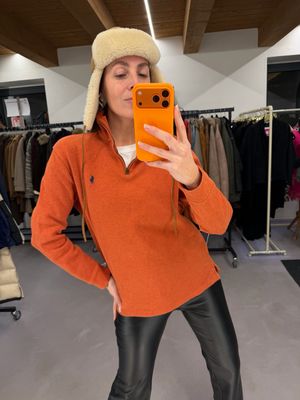 FELPA RALPH LAUREN MEZZO COLLO MEZZA ZIP TG M UNISEX