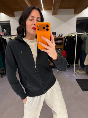 FELPA RALPH LAUREN PERFORMANCE NERO LAVAGNA TG M SLIM 