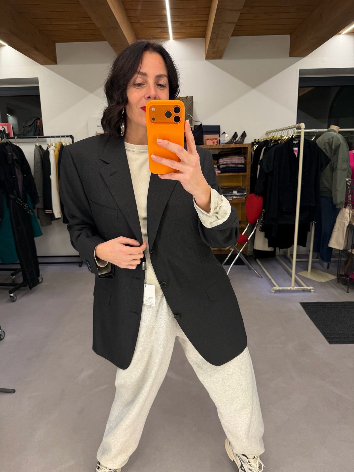 BLAZER CANALI FRESCO DI LANA GRIGIO ANTRACITE TG 54 NUOVO