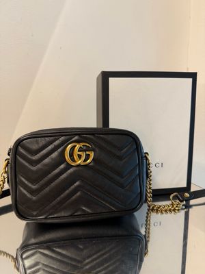 GUCCI MARMONT SMALL PELLE NERA
