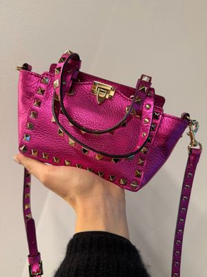 MINI SHOPPER VALENTINO ROCKSTUD 