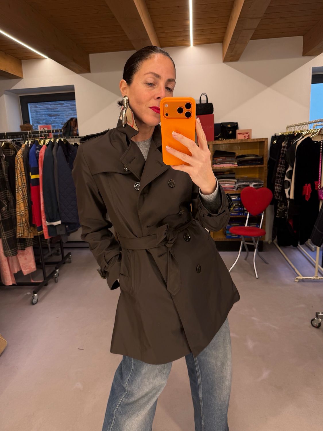 TRENCH BURBERRY TESTA DI MORO