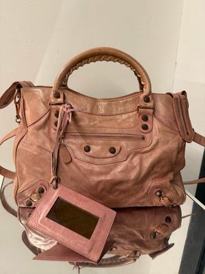 BORSA BALENCIAGA PELLE ROSA