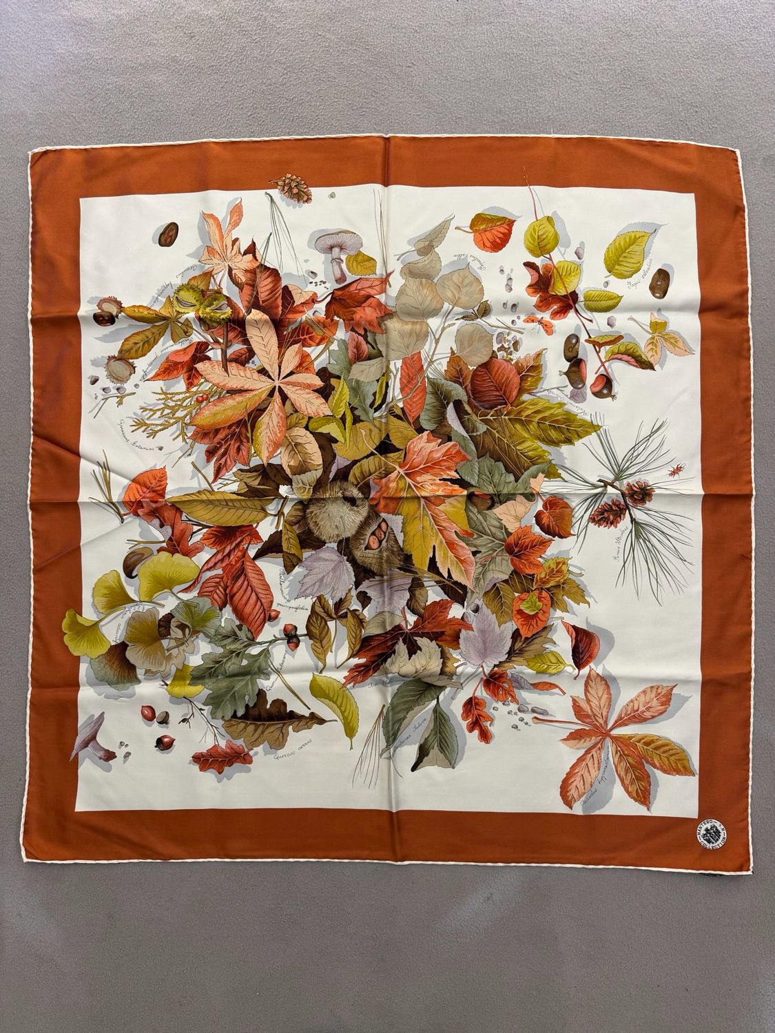 FOULARD MANTERO PURA SETA 89X89