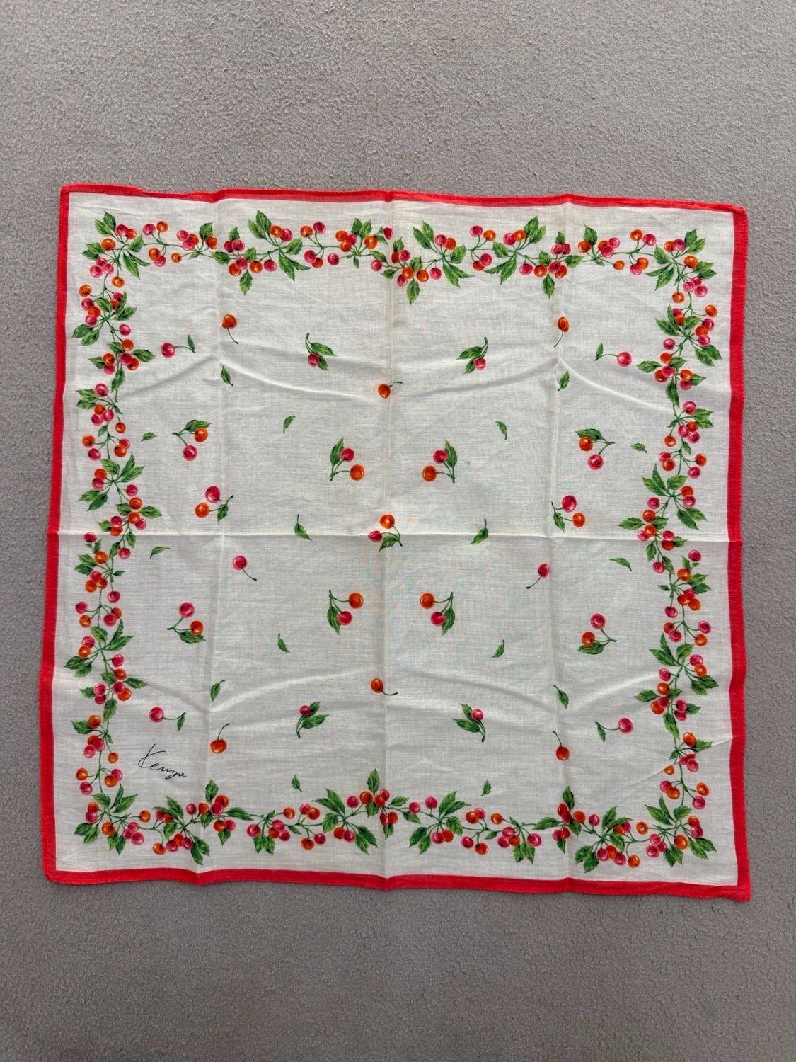 FOULARD KENZO GARZA DI COTONE 43X43