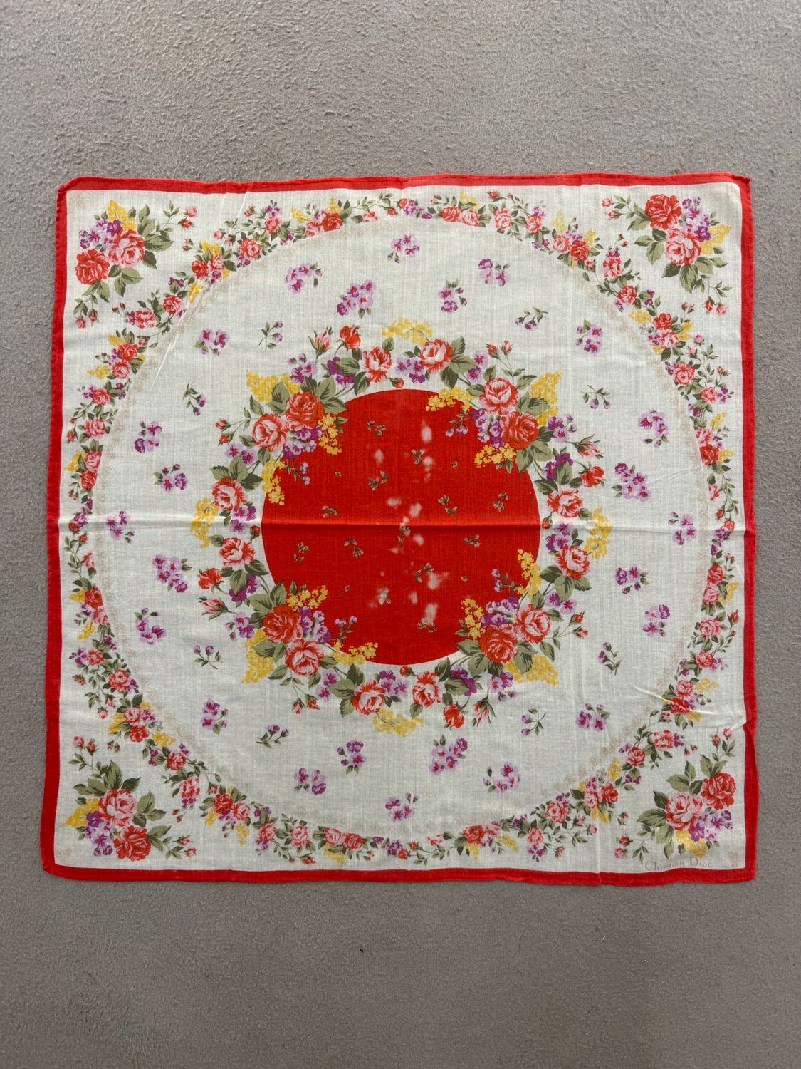 FOULARD DIOR GARZA DI COTONE 45x45