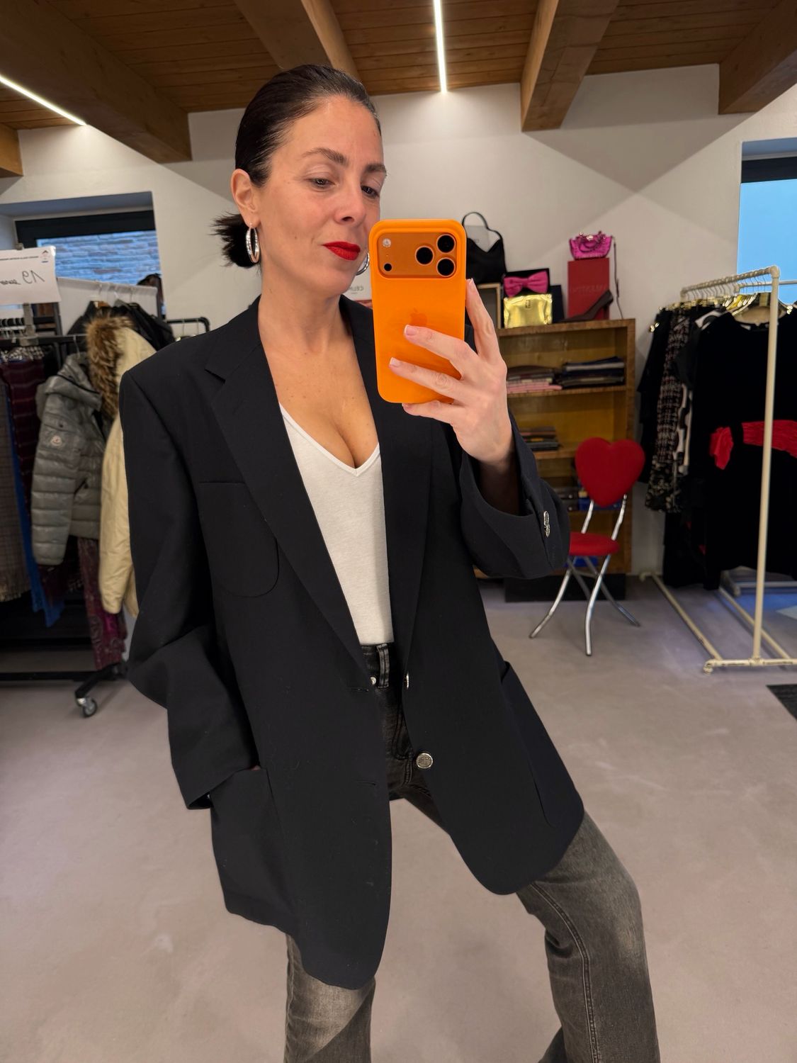 BLAZER BURBERRY BLU BOTTONI LOGO ARGENTO TG 54 UNISEX