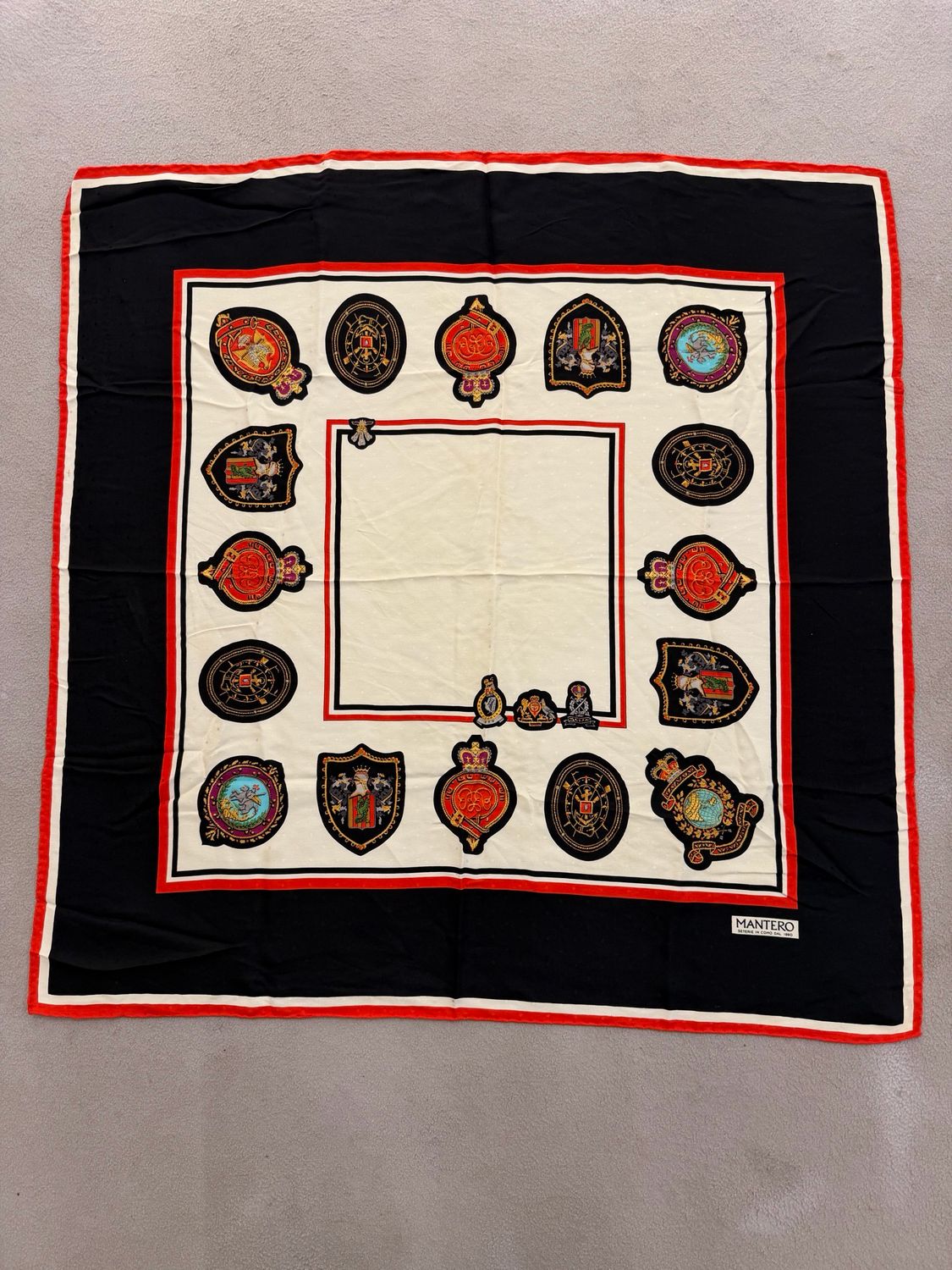 FOULARD MANTERO PURA SETA 86X86