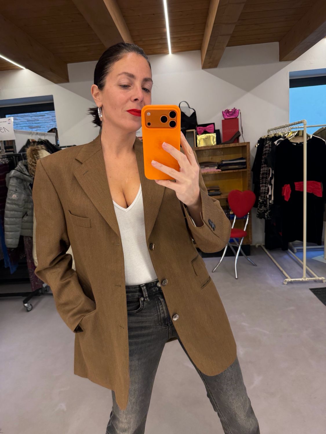 BLAZER YSL NOCCIOLA TG 52 UNISEX