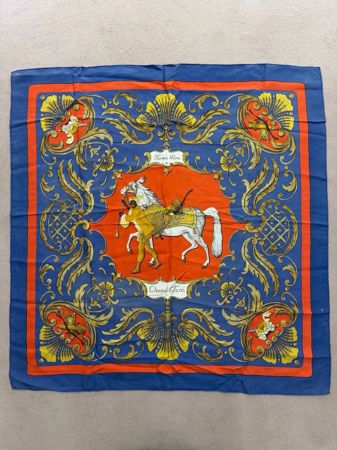 FOULARD HERMÈS “CHEVAL TURC”