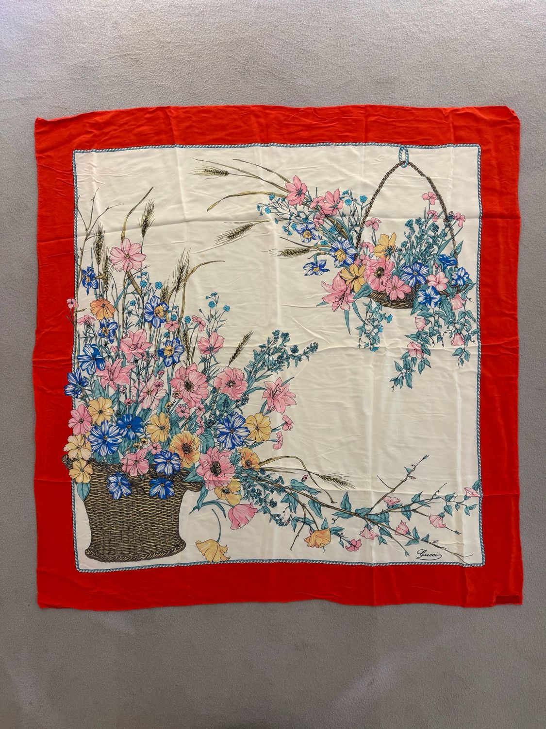 FOULARD GUCCI PURA SETA 88X88