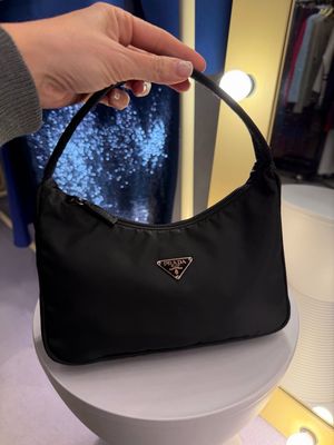 BORSA PRADA HOBO NYLON NERO