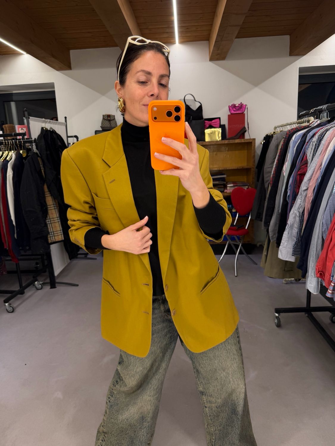 BLAZER VINTAGE SENAPE