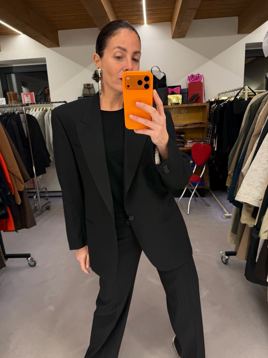 BLAZER SMOKING PURA LANA VERGINE NERO TG 50