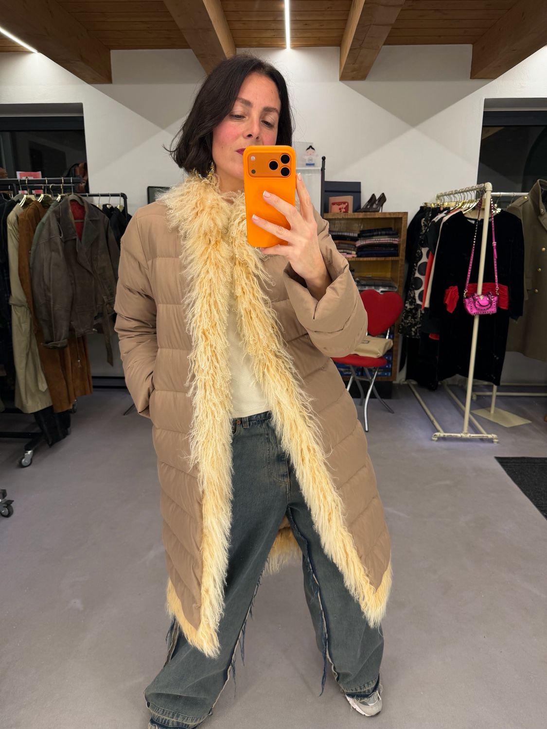 PIUMINO MONCLER CON VERA MONGOLIA - SPECIAL PRICE -