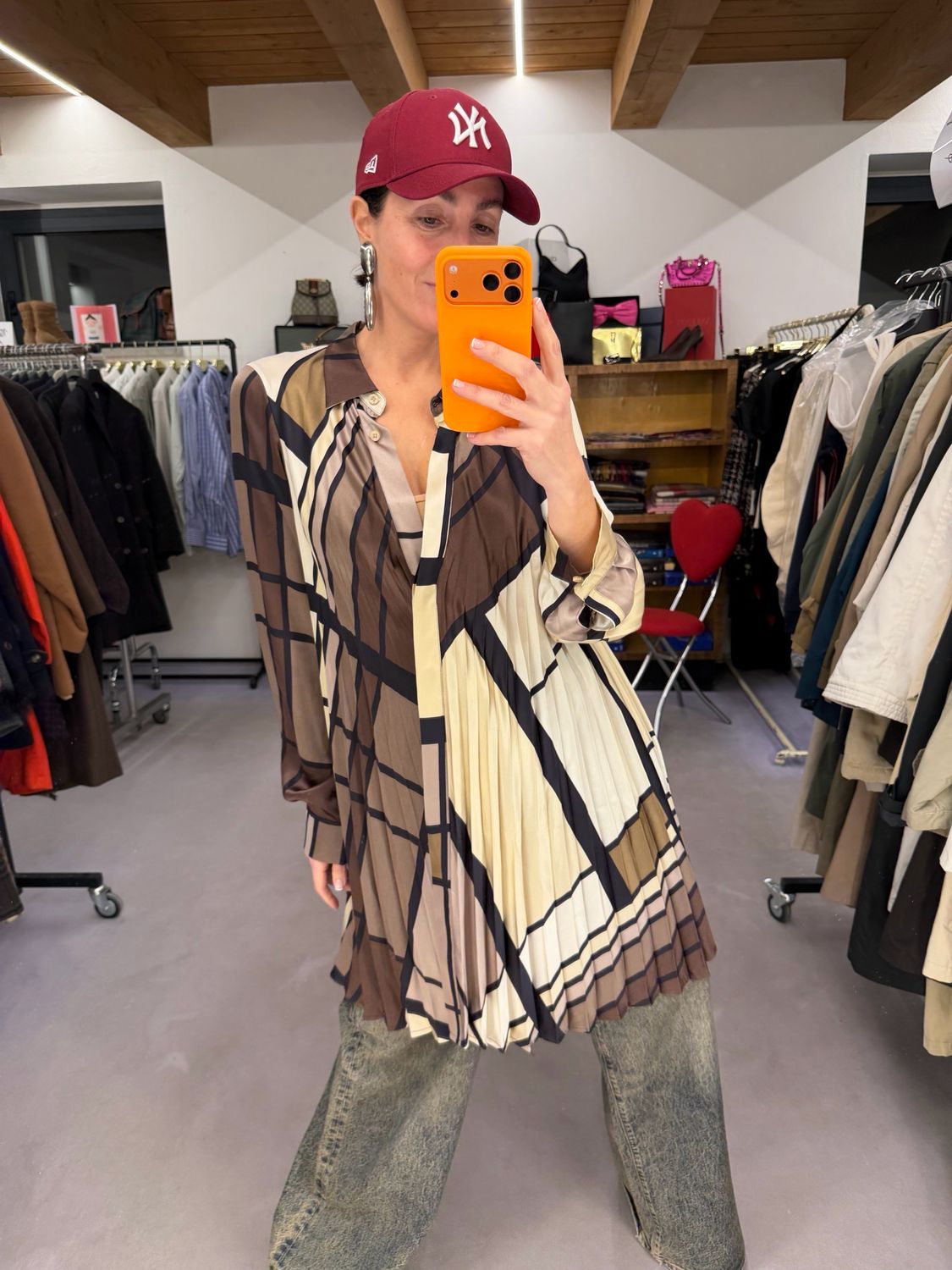 CAMICIA MAX MARA PURA SETA PLISSE FANTASIA OPTICAL