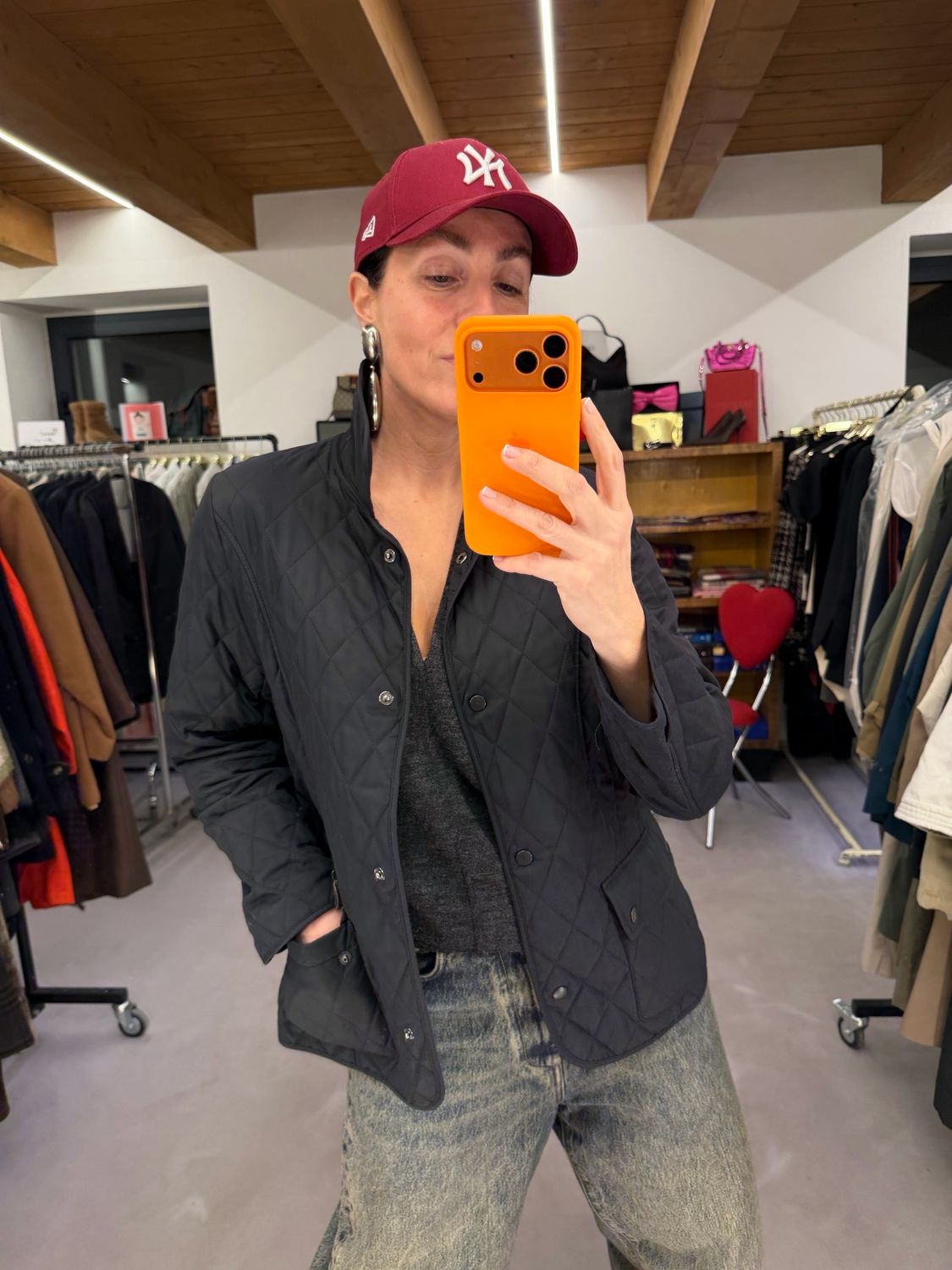 TRAPUNTINO BARBOUR DONNA NERO