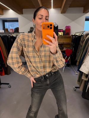 CAMICIA BURBERRY BOTTON DOWN CHECK CLASSICO