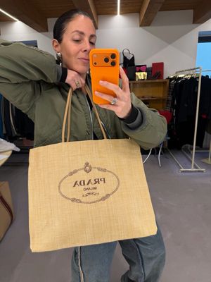 SHOPPER PRADA PAGLIA 