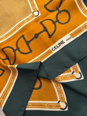 FOULARD CELINE PURA SETA FANTASIA ICONICA 