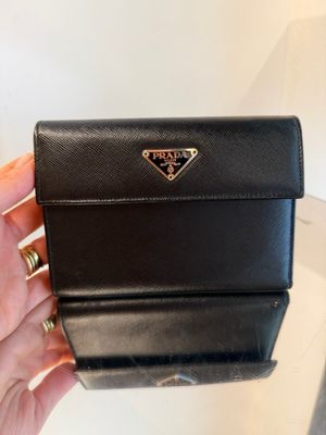 PORTAFOGLIO PRADA SAFFIANO NERO