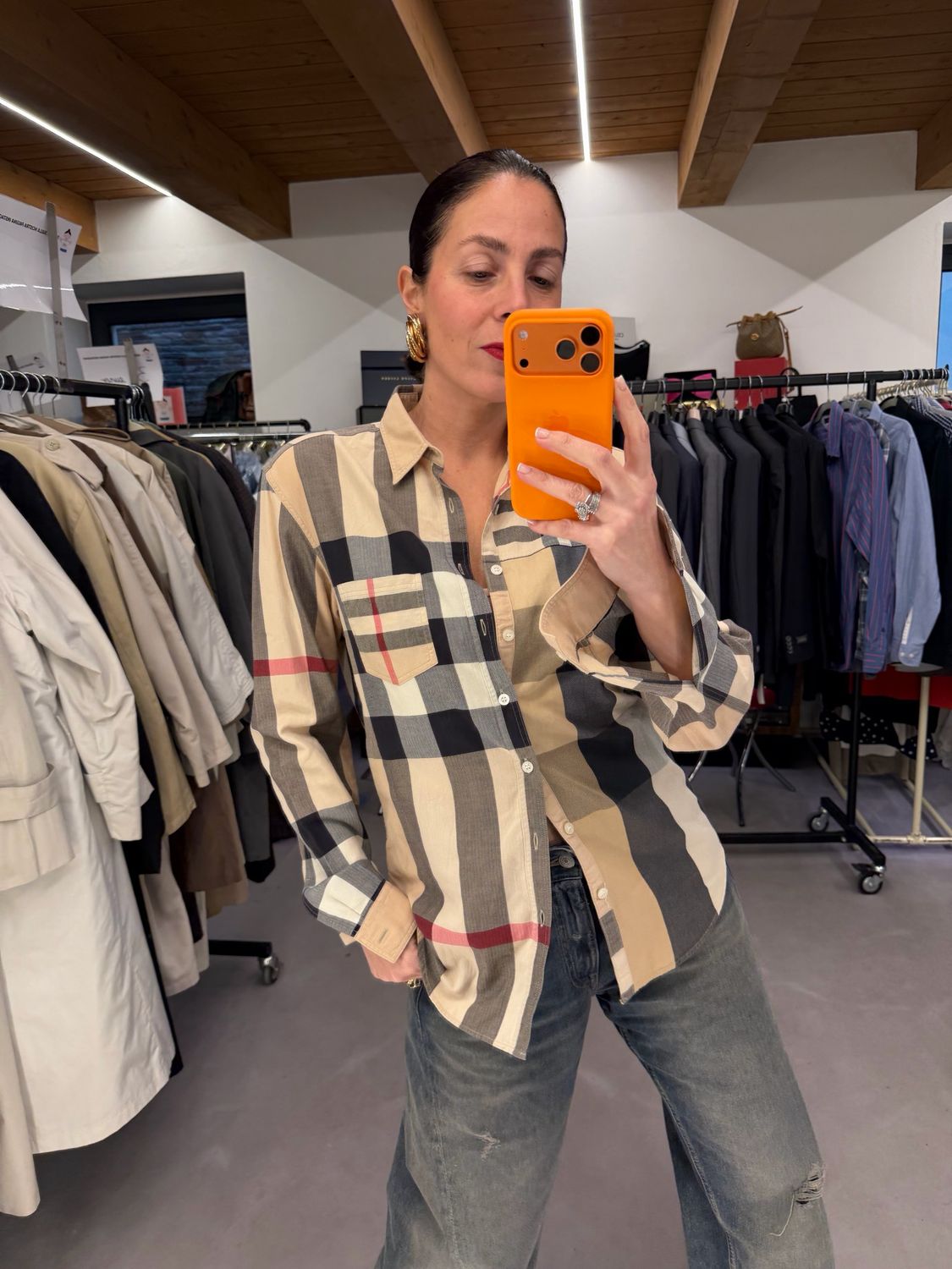 CAMICIA BURBERRY CHECK PATCHWORK 