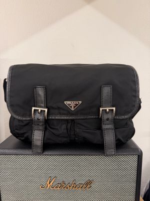 BORSA PRADA MODELLO MESSANGER NYLON E PELLE