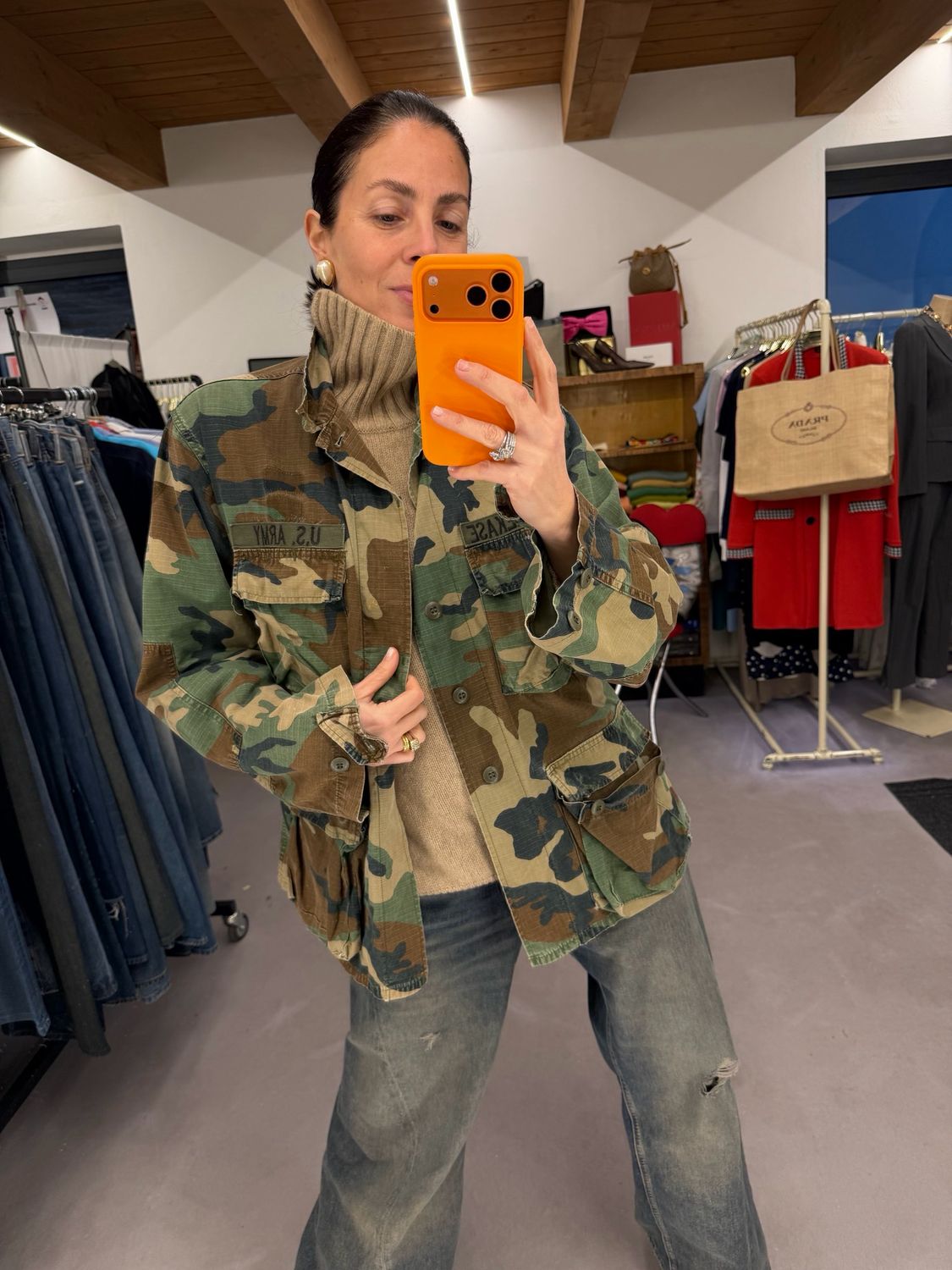 GIACCA CAMICIA MILITARE CAMO US ARMY