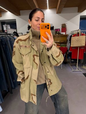 GIACCA ORIGINALE MILITARE CAMO BEIGE 